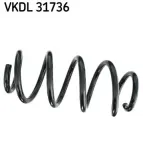 Fahrwerksfeder Vorderachse SKF VKDL 31736