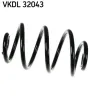 Fahrwerksfeder Hinterachse SKF VKDL 32043