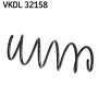 Fahrwerksfeder Vorderachse SKF VKDL 32158