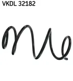 Fahrwerksfeder Vorderachse SKF VKDL 32182