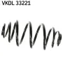 Fahrwerksfeder Hinterachse SKF VKDL 33221