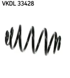 Fahrwerksfeder Hinterachse SKF VKDL 33428