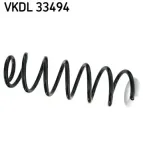 Fahrwerksfeder Vorderachse SKF VKDL 33494