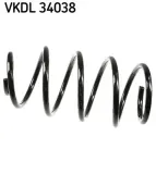 Fahrwerksfeder Vorderachse SKF VKDL 34038
