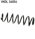 Fahrwerksfeder Hinterachse SKF VKDL 34054