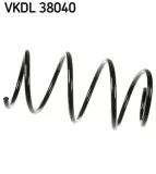 Fahrwerksfeder Vorderachse SKF VKDL 38040