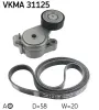 Keilrippenriemensatz SKF VKMA 31125