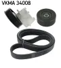 Keilrippenriemensatz SKF VKMA 34008