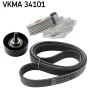 Keilrippenriemensatz SKF VKMA 34101