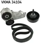 Keilrippenriemensatz SKF VKMA 34104