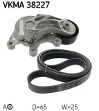 Keilrippenriemensatz SKF VKMA 38227