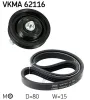 Keilrippenriemensatz SKF VKMA 62116 Bild Keilrippenriemensatz SKF VKMA 62116