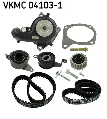 Wasserpumpe + Zahnriemensatz SKF VKMC 04103-1 Bild Wasserpumpe + Zahnriemensatz SKF VKMC 04103-1