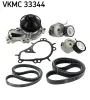 Wasserpumpe + Keilrippenriemensatz SKF VKMC 33344