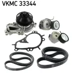 Wasserpumpe + Keilrippenriemensatz SKF VKMC 33344