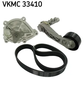 Wasserpumpe + Keilrippenriemensatz SKF VKMC 33410