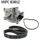 Wasserpumpe + Keilrippenriemensatz SKF VKMC 33843