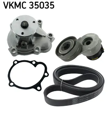 Wasserpumpe + Keilrippenriemensatz SKF VKMC 35035 Bild Wasserpumpe + Keilrippenriemensatz SKF VKMC 35035