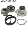Wasserpumpe + Keilrippenriemensatz SKF VKMC 35215-3