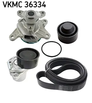 Wasserpumpe + Keilrippenriemensatz SKF VKMC 36334