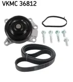 Wasserpumpe + Keilrippenriemensatz SKF VKMC 36812