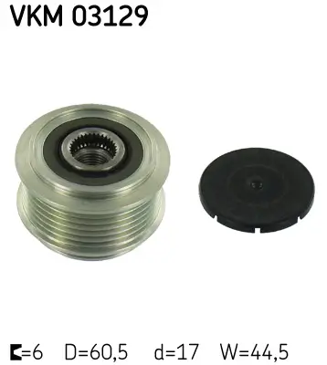 Generatorfreilauf SKF VKM 03129