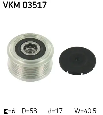 Generatorfreilauf SKF VKM 03517
