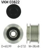 Generatorfreilauf SKF VKM 03822