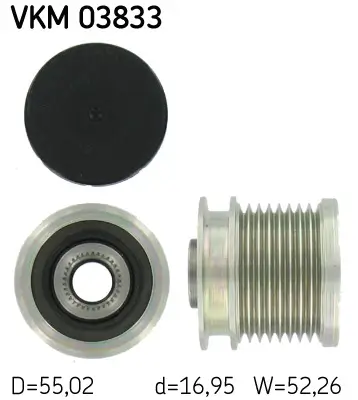 Generatorfreilauf SKF VKM 03833 Bild Generatorfreilauf SKF VKM 03833
