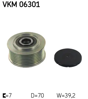 Generatorfreilauf SKF VKM 06301