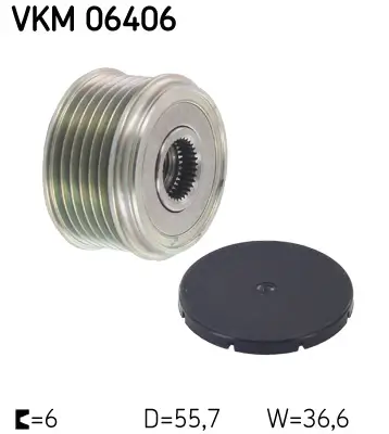 Generatorfreilauf SKF VKM 06406 Bild Generatorfreilauf SKF VKM 06406