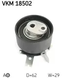 Spannrolle, Zahnriemen SKF VKM 18502