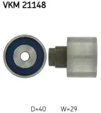 Umlenk-/Führungsrolle, Zahnriemen SKF VKM 21148