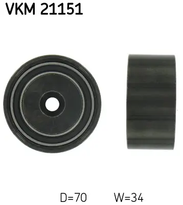 Umlenk-/Führungsrolle, Zahnriemen SKF VKM 21151 Bild Umlenk-/Führungsrolle, Zahnriemen SKF VKM 21151