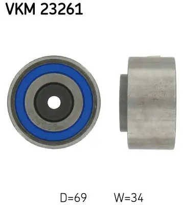 Umlenk-/Führungsrolle, Zahnriemen SKF VKM 23261