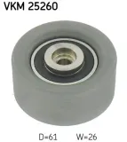 Umlenk-/Führungsrolle, Zahnriemen SKF VKM 25260