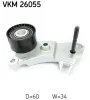 Umlenk-/F&uuml;hrungsrolle, Zahnriemen SKF VKM 26055