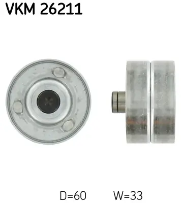 Umlenk-/Führungsrolle, Zahnriemen SKF VKM 26211 Bild Umlenk-/Führungsrolle, Zahnriemen SKF VKM 26211