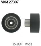 Umlenk-/Führungsrolle, Zahnriemen rechts SKF VKM 27307