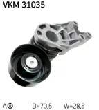 Riemenspanner, Keilrippenriemen SKF VKM 31035