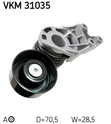 Riemenspanner, Keilrippenriemen SKF VKM 31035 Bild Riemenspanner, Keilrippenriemen SKF VKM 31035