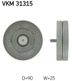 Umlenk-/Führungsrolle, Keilrippenriemen SKF VKM 31315