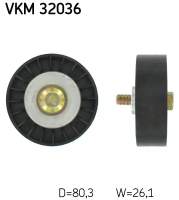 Umlenk-/Führungsrolle, Keilrippenriemen SKF VKM 32036 Bild Umlenk-/Führungsrolle, Keilrippenriemen SKF VKM 32036