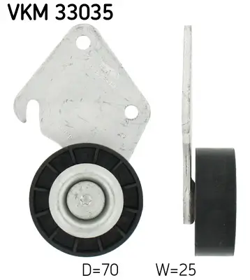 Umlenk-/Führungsrolle, Keilrippenriemen SKF VKM 33035 Bild Umlenk-/Führungsrolle, Keilrippenriemen SKF VKM 33035