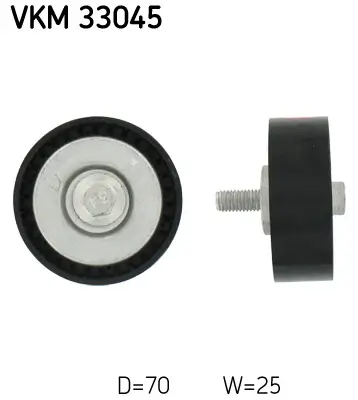 Umlenk-/Führungsrolle, Keilrippenriemen SKF VKM 33045 Bild Umlenk-/Führungsrolle, Keilrippenriemen SKF VKM 33045