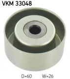 Umlenk-/Führungsrolle, Keilrippenriemen SKF VKM 33048