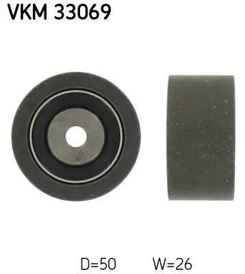 Umlenk-/Führungsrolle, Keilrippenriemen SKF VKM 33069