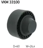 Umlenk-/Führungsrolle, Keilrippenriemen SKF VKM 33100