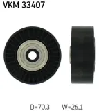 Umlenk-/Führungsrolle, Keilrippenriemen SKF VKM 33407