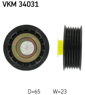 Umlenk-/Führungsrolle, Keilrippenriemen links oben SKF VKM 34031